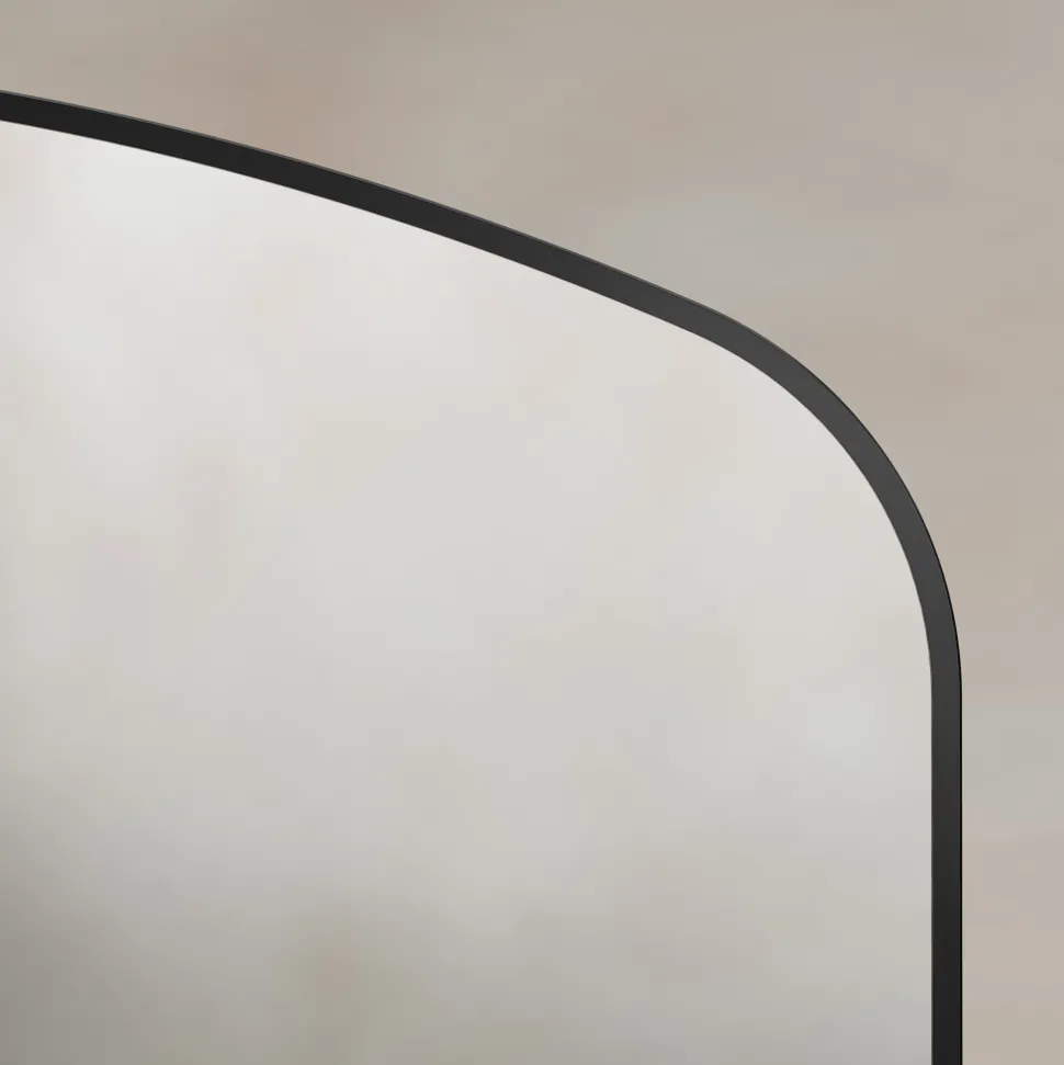 Origins Living Delphine Overmantle Arched Mirror - 1200 x 700mm