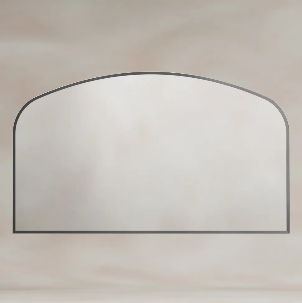 Origins Living Delphine Overmantle Arched Mirror - 1200 x 700mm