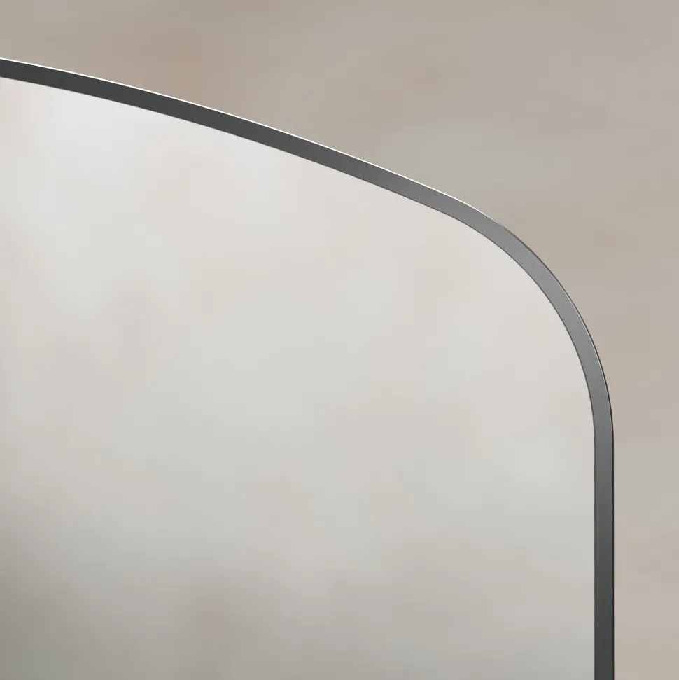 Origins Living Delphine Overmantle Arched Mirror - 1200 x 700mm