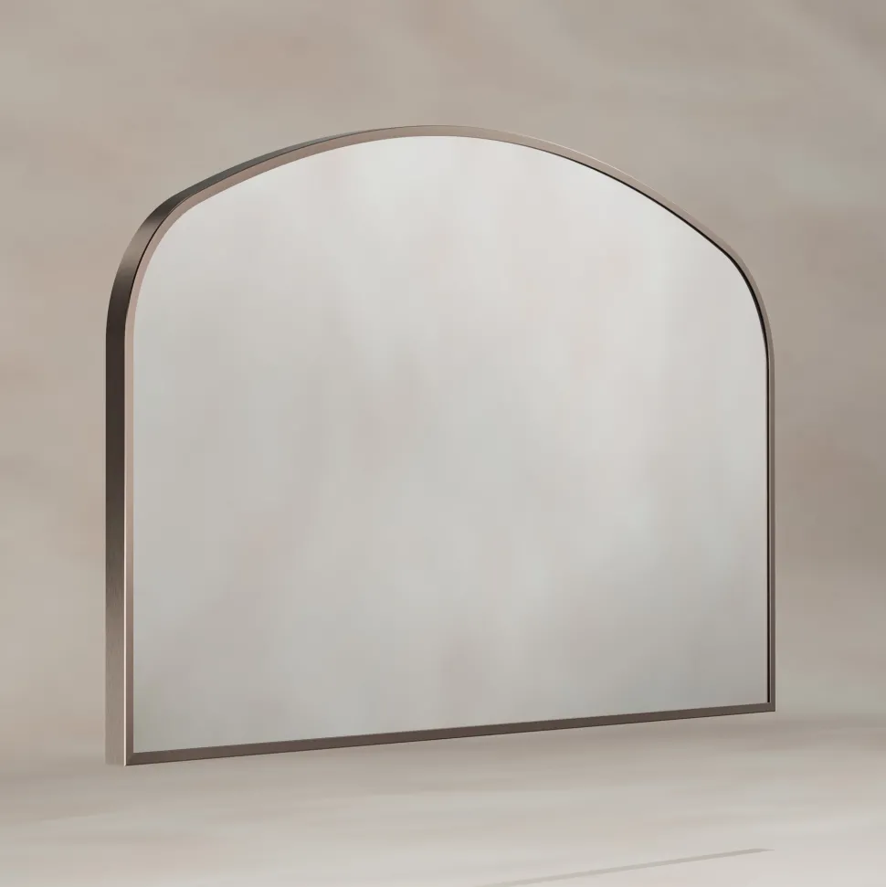 Origins Living Delphine Overmantle Arched Mirror - 1200 x 700mm