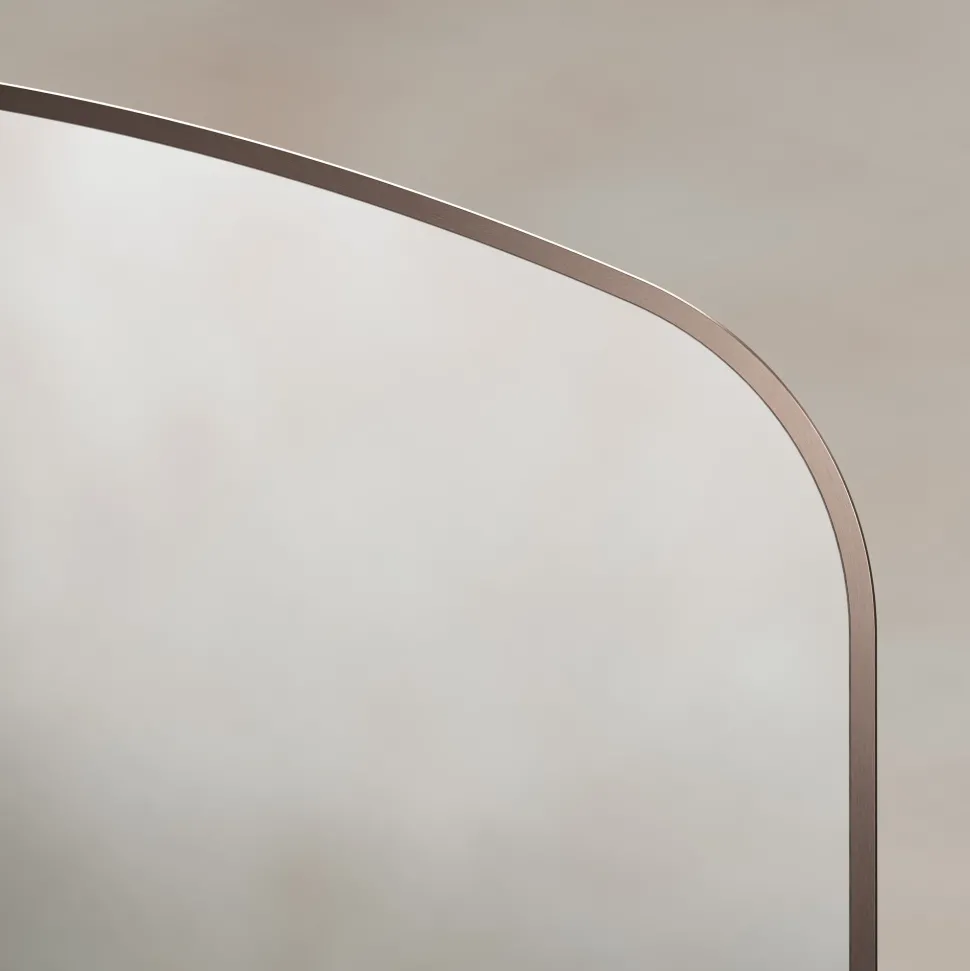 Origins Living Delphine Overmantle Arched Mirror - 1200 x 700mm