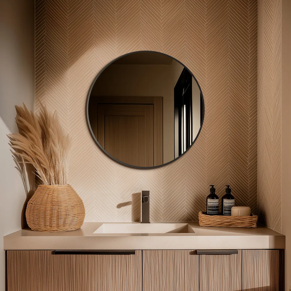 Origins Living Docklands Round Mirror - 600mm & 800mm