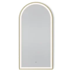 Origins Living Lomax Light Arched LED Illuminated Mirror with Demister Pad