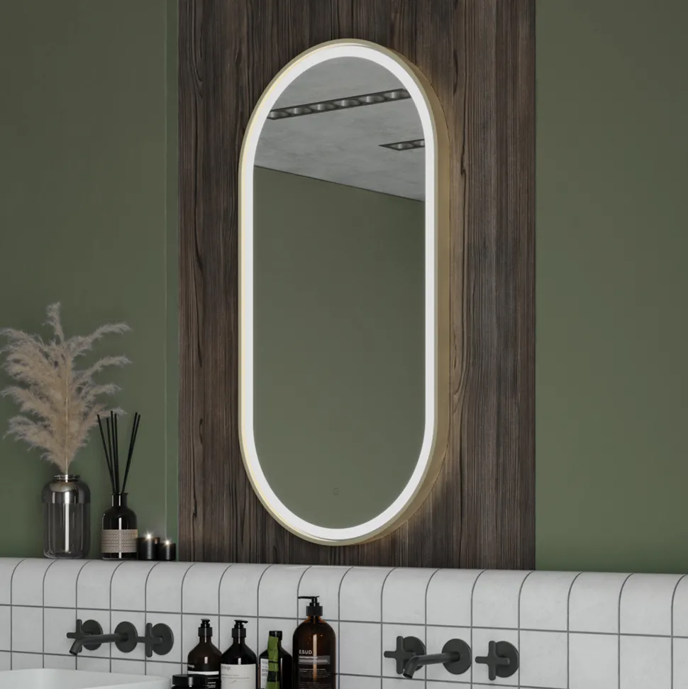 Origins Living Lomax Light Capsule LED Illuminated Mirror with Demister Pad