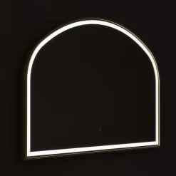 Origins Living Lomax Light Overmantle Arch LED Illuminated Mirror with Demister Pad - 1200 × 750mm