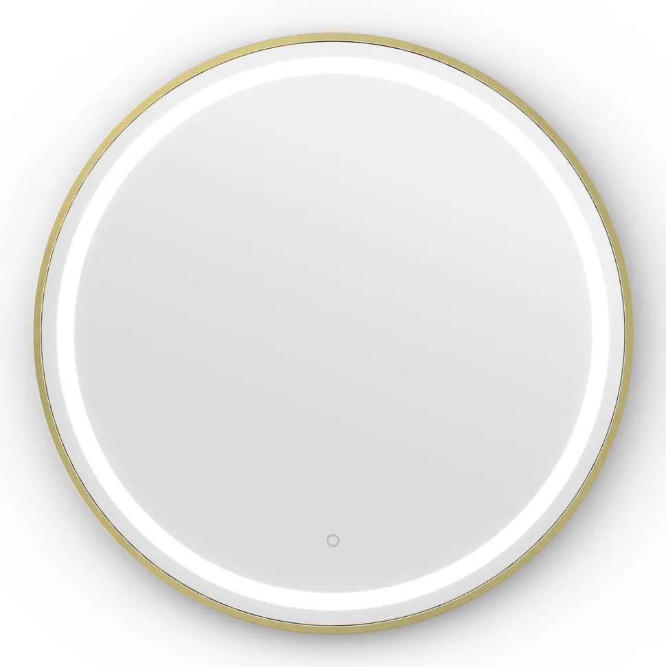 Origins Living Lomax Light Round Illuminated LED Mirror with Demister Pad - 700mm