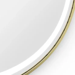Origins Living Lomax Light Round Illuminated LED Mirror with Demister Pad - 700mm