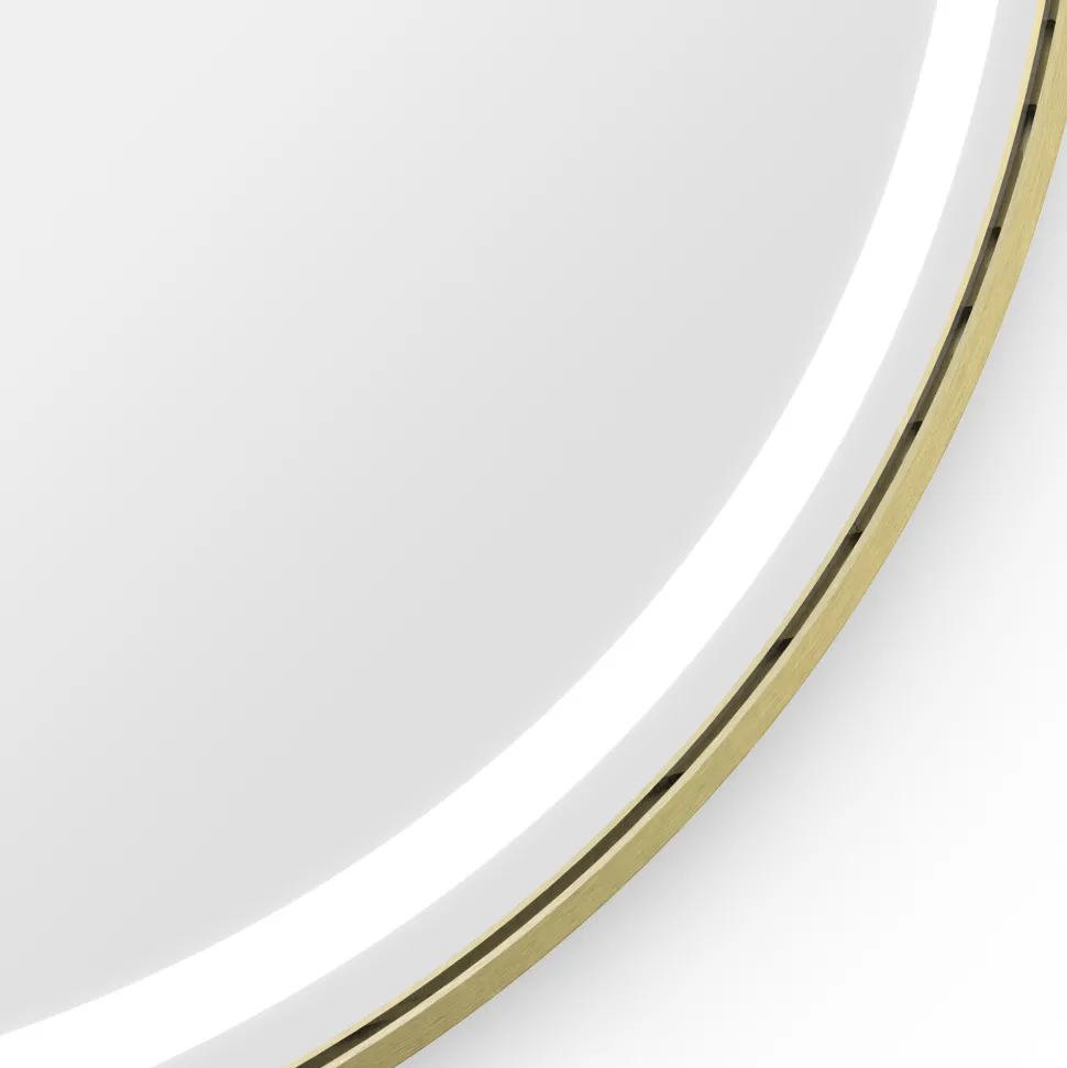 Origins Living Lomax Light Round Illuminated LED Mirror with Demister Pad - 700mm