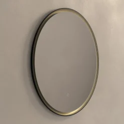 Origins Living Luxor Gold & Black Illuminated LED Mirror with Demister Pad - 800mm