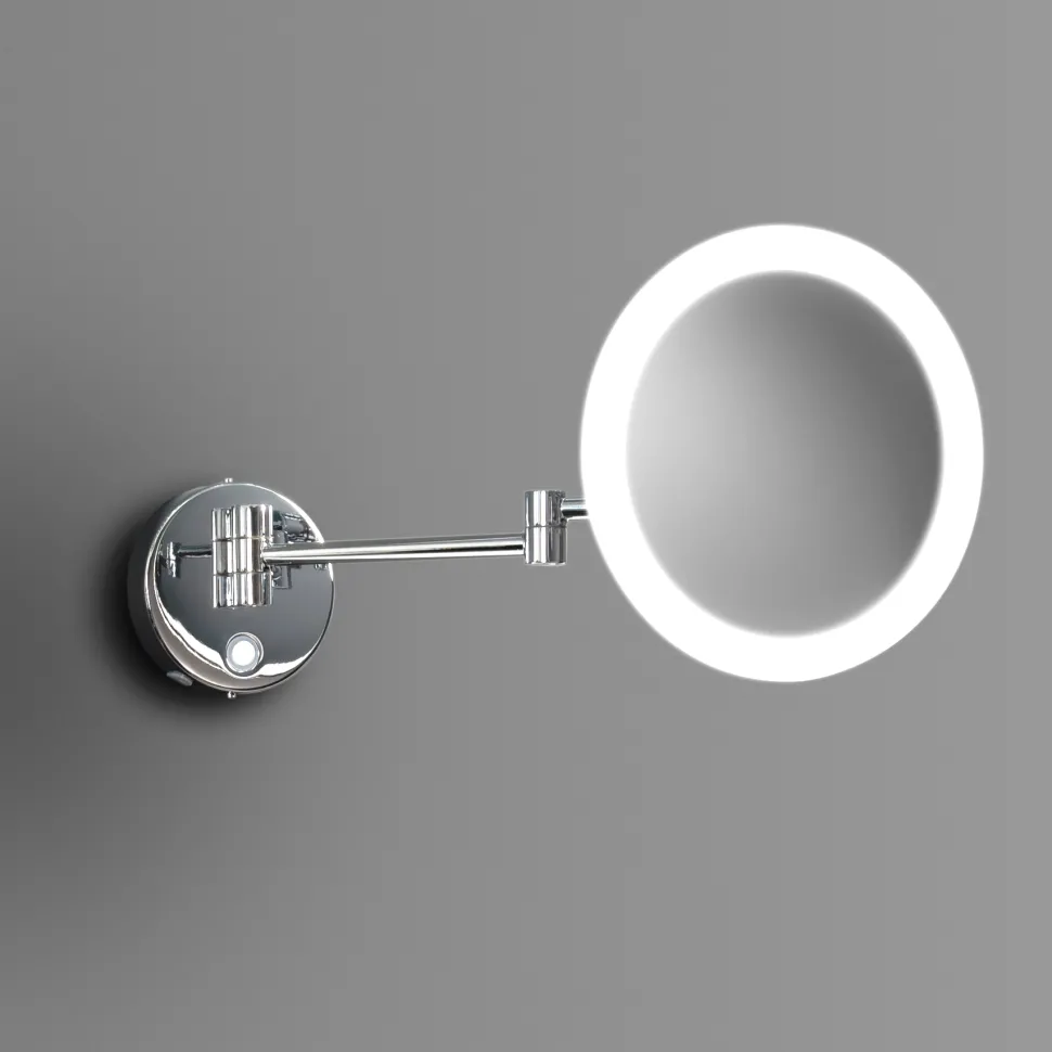 Origins Living Sloane Round LED Illuminated Magnifying Mirror - 215mm