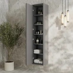 Oslo 1600mm Tall Wall Mounted Storage Unit