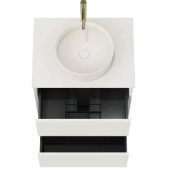 Oslo 600mm Wall Mounted Vanity Unit & Sintered Stone Countertop