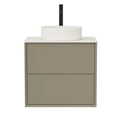 Oslo 600mm Wall Mounted Vanity Unit & Sintered Stone Countertop
