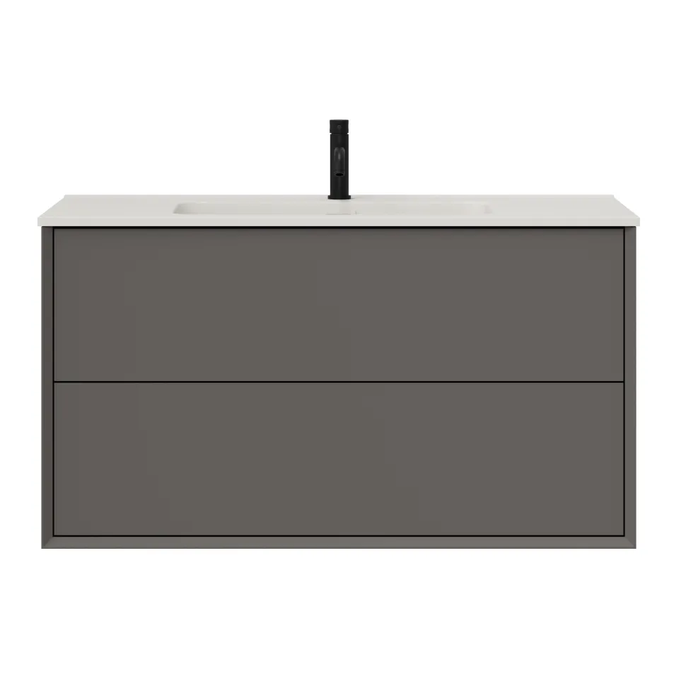 Oslo 1000mm Wall Mounted Vanity Unit & Matt White Basin
