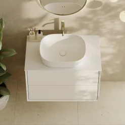 Oslo 800mm Wall Mounted Vanity Unit & Sintered Stone Countertop