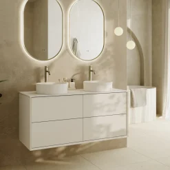 Oslo 1200mm Wall Mounted Vanity Unit & Sintered Stone Countertop