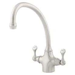 Perrin & Rowe Etruscan Twin Lever Monobloc Mixer with Swivel Spout