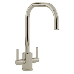 Perrin & Rowe Juliet Twin Lever Monobloc Mixer with Swivel 'U' Spout