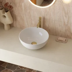 Poppy Round Countertop Basin - 355mm