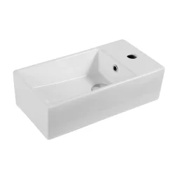 Poppy Wall Hung Cloakroom Basin - 485 x 250mm