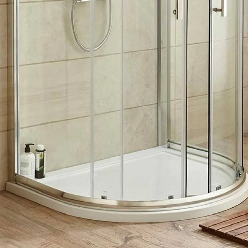 Primrose D Shaped Shower Tray - 1050 x 950mm
