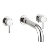 Proflow 3 Hole Fusion Wall Mounted Bath Tap