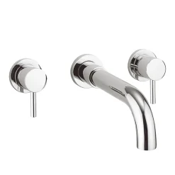 Proflow 3 Hole Fusion Wall Mounted Bath Tap