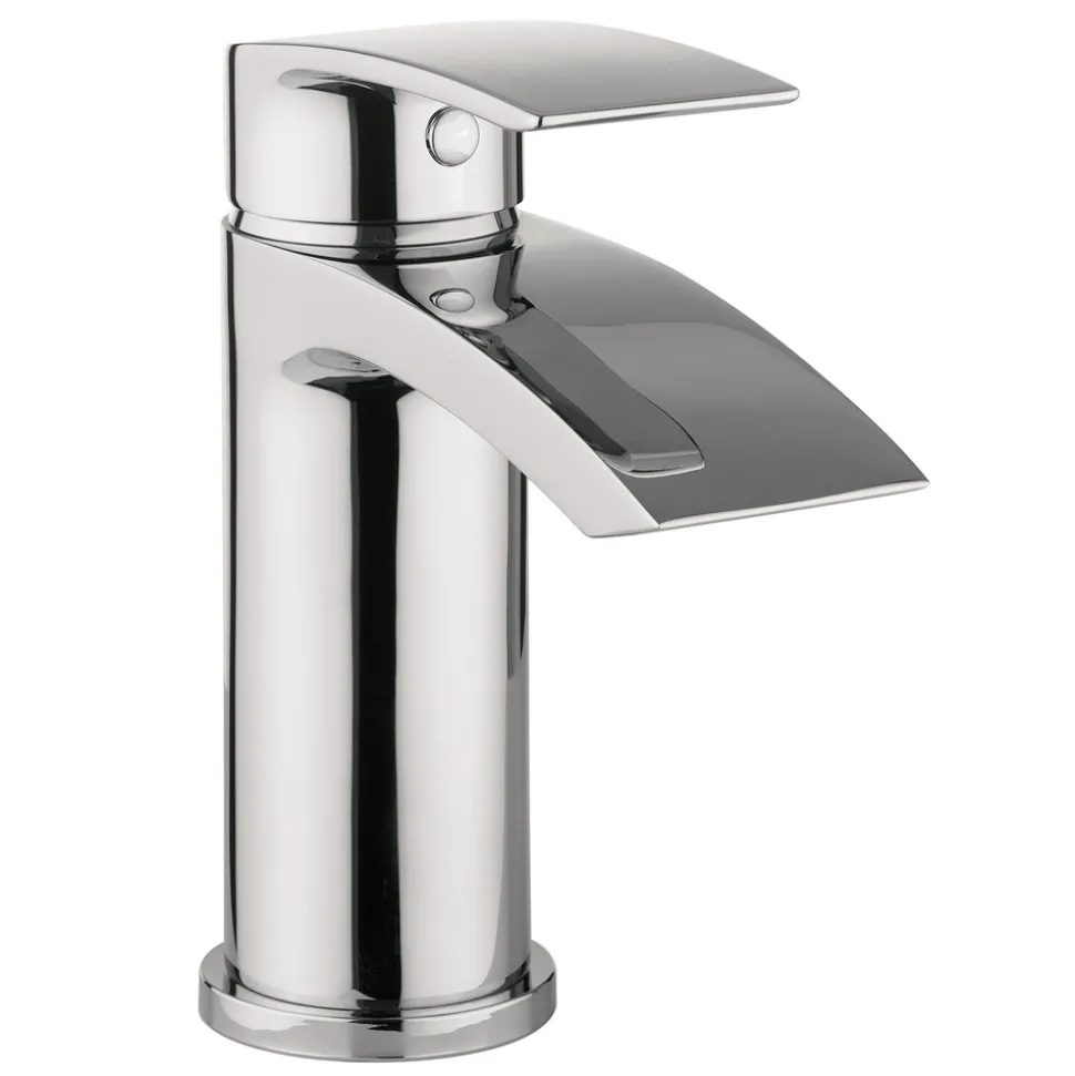 Proflow Tiera Waterfall Basin Mixer with Clicker Waste