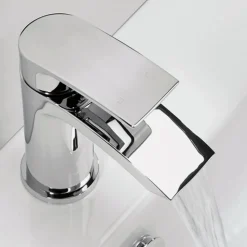 Proflow Tiera Waterfall Basin Mixer with Clicker Waste