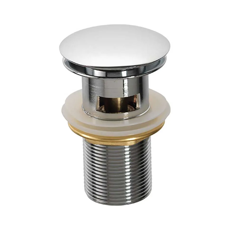 Pura Bloque Single Lever Basin Mixer with Clicker Waste
