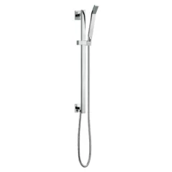 Pura Bloque Slide Rail with Outlet Elbow & Single Function Handset