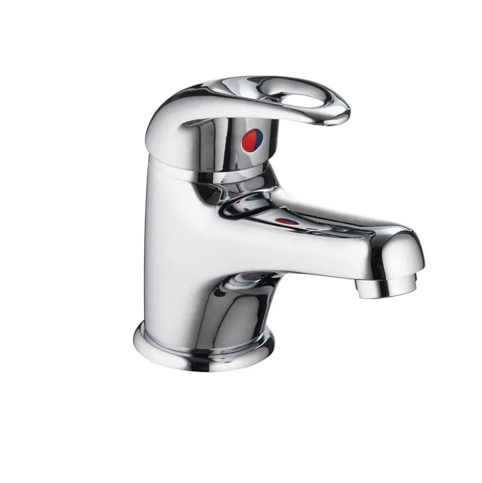 Pura DV8 Eco Mini Basin Mixer with Clicker Waste