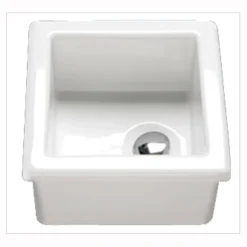 RAK Laboratory Sink 2 Single Bowl White Ceramic Sink - 330 x 330mm
