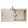 Rangemaster Andesite Stone Igneous Granite Single Bowl Sink with Reversible Drainer & Waste Kit - 1000 x 500mm