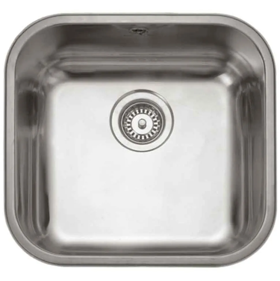 Rangemaster Atlantic Classic Single Bowl Undermount Stainless Steel Sink & Vellamo Revolve Monobloc Mixer Tap