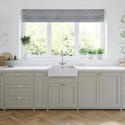 Rangemaster Hartland Belfast 1 Bowl Gloss White Fireclay Ceramic Kitchen Sink & Waste - 622 x 494mm
