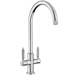 Rangemaster Hemlock Twin Lever Mono Kitchen Mixer Tap