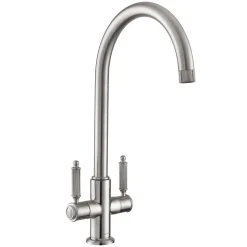 Rangemaster Hemlock Twin Lever Mono Kitchen Mixer Tap
