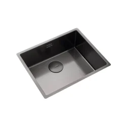 Rangemaster Spectra 1 Bowl Inset or Undermount Stainless Steel Kitchen Sink & Waste - 540 x 440mm