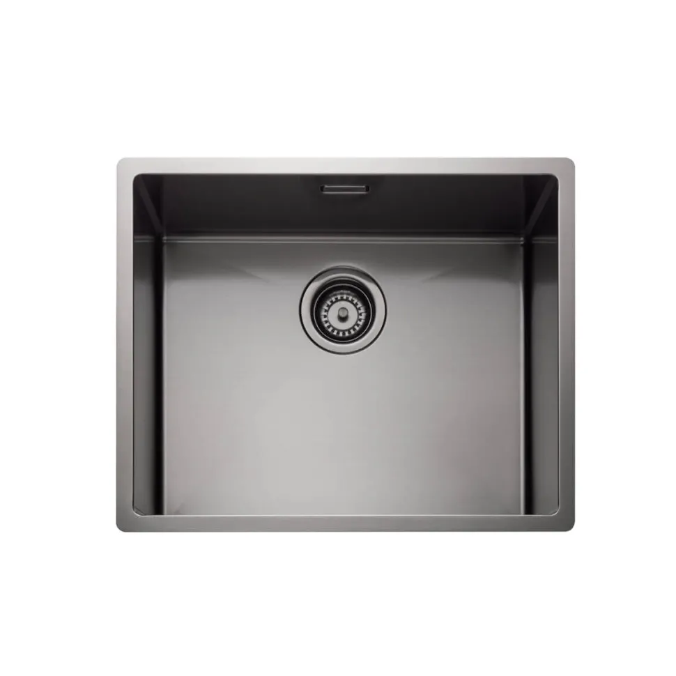 Rangemaster Spectra 1 Bowl Inset or Undermount Stainless Steel Kitchen Sink & Waste - 540 x 440mm
