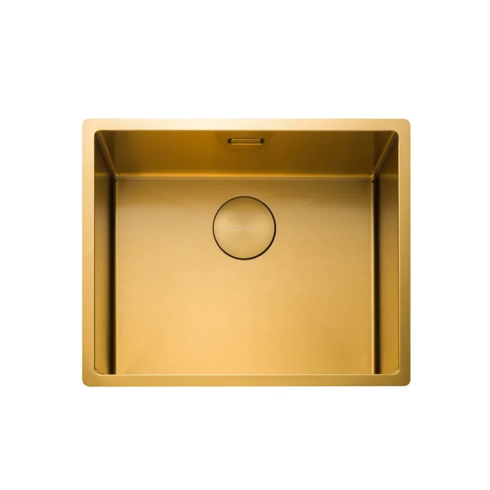 Rangemaster Spectra 1 Bowl Inset or Undermount Stainless Steel Kitchen Sink & Waste - 540 x 440mm
