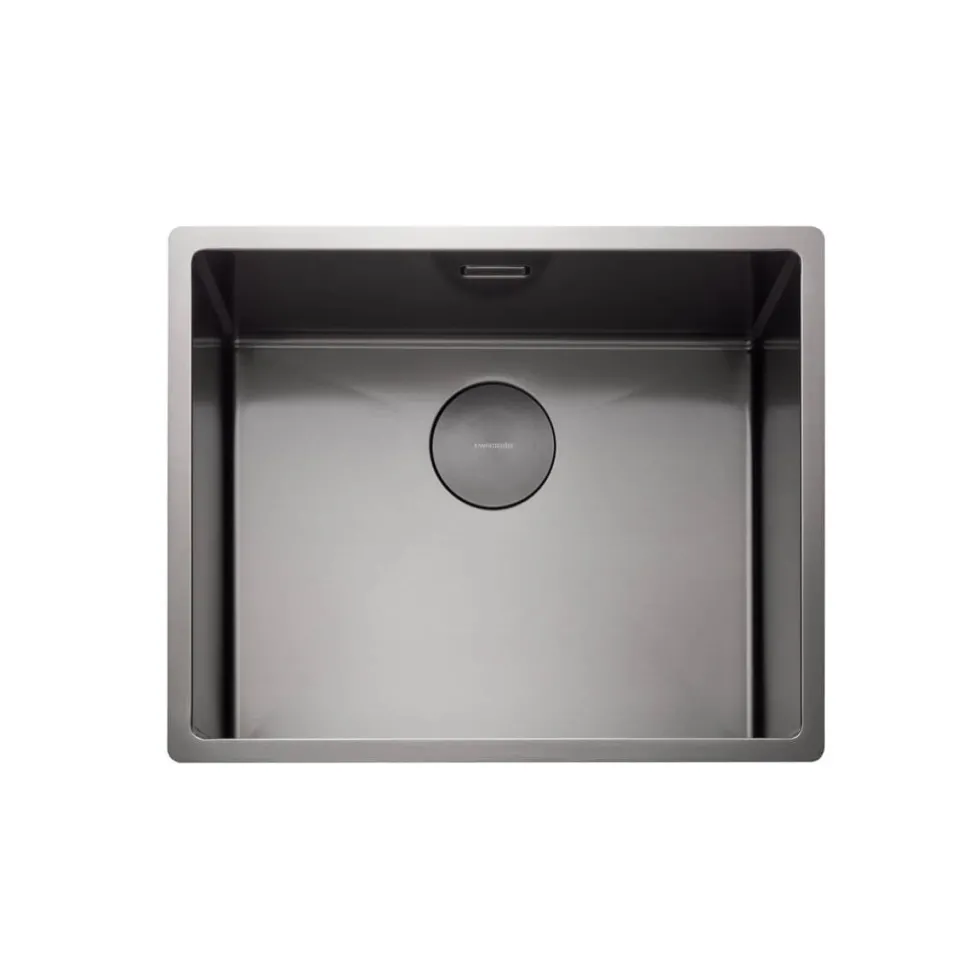 Rangemaster Spectra 1 Bowl Inset or Undermount Stainless Steel Kitchen Sink & Waste - 540 x 440mm