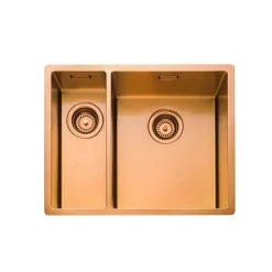 Rangemaster Spectra 1.5 Bowl Inset or Undermount Stainless Steel Kitchen Sink & Waste - 555 x 440mm