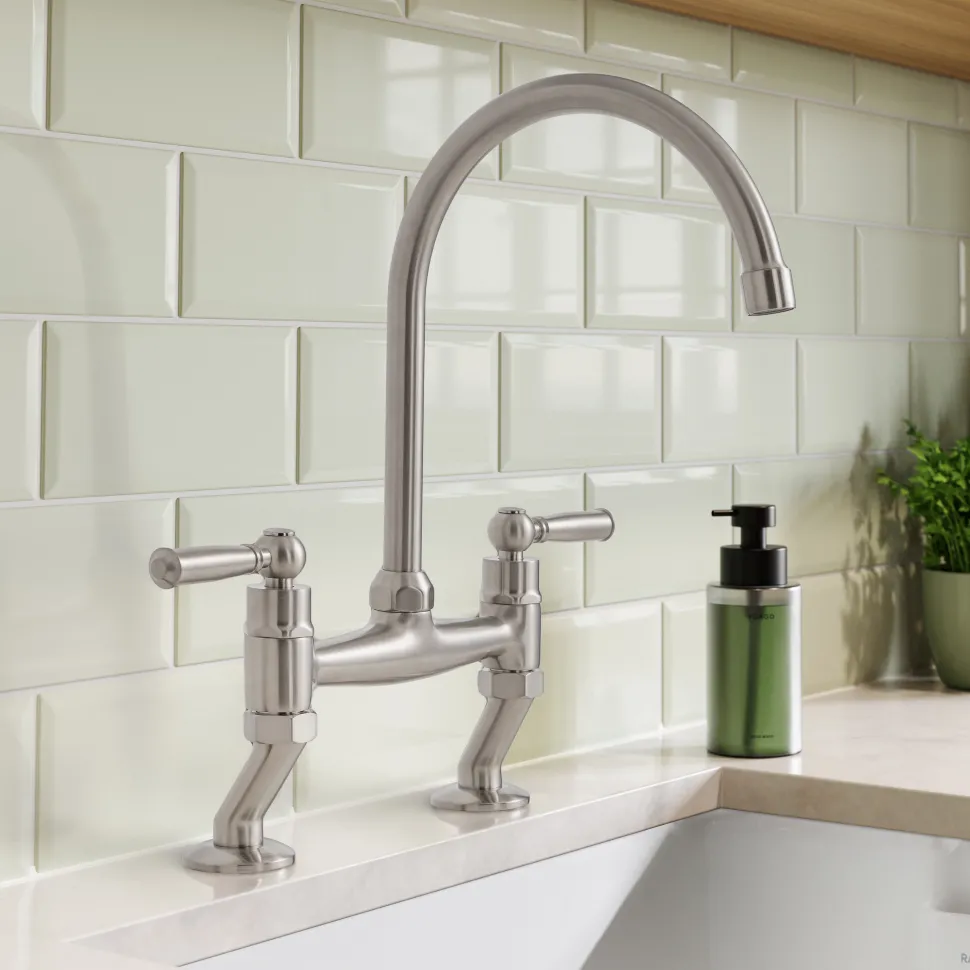 Rangemaster Traditional Belfast Bridge Kitchen Sink Mixer Tap