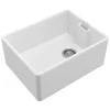 Reginox Contemporary White Ceramic Belfast Kitchen Sink - 595 x 455mm