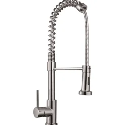 Reginox Ego White Granite Composite 1.5 Bowl Kitchen Sink & Vellamo FlexiSpray Kitchen Mixer
