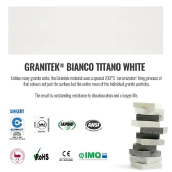 Reginox Ego White Granite Composite 1.5 Bowl Kitchen Sink & Vellamo FlexiSpray Kitchen Mixer