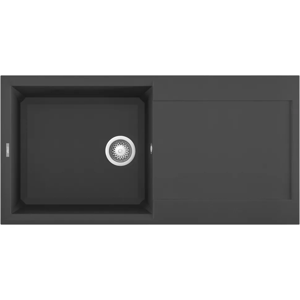 Reginox Elleci Easy 10 Large Single Bowl Granite Composite Inset Kitchen Sink & Waste - 1000 x 500mm