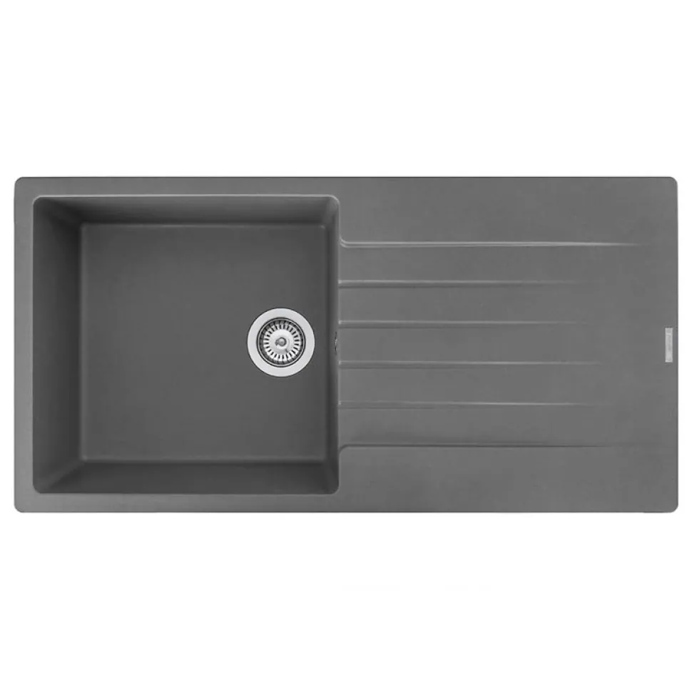Reginox Harlem 1 Bowl Granite Composite Kitchen Sink & Waste Kit - 1000 x 500mm