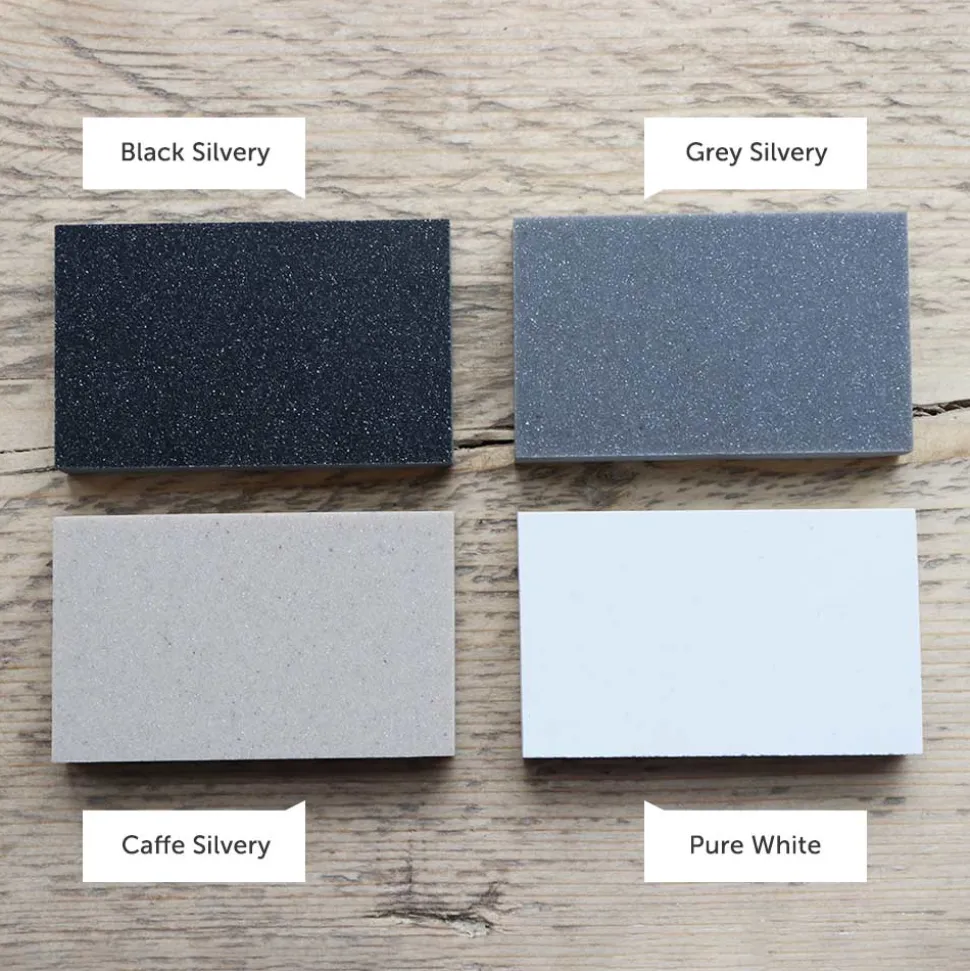 Reginox Harlem 1 Bowl Grey Silvery Granite Composite Sink & Waste Kit and Vellamo Hanbury Pull Out Mono Kitchen Mixer